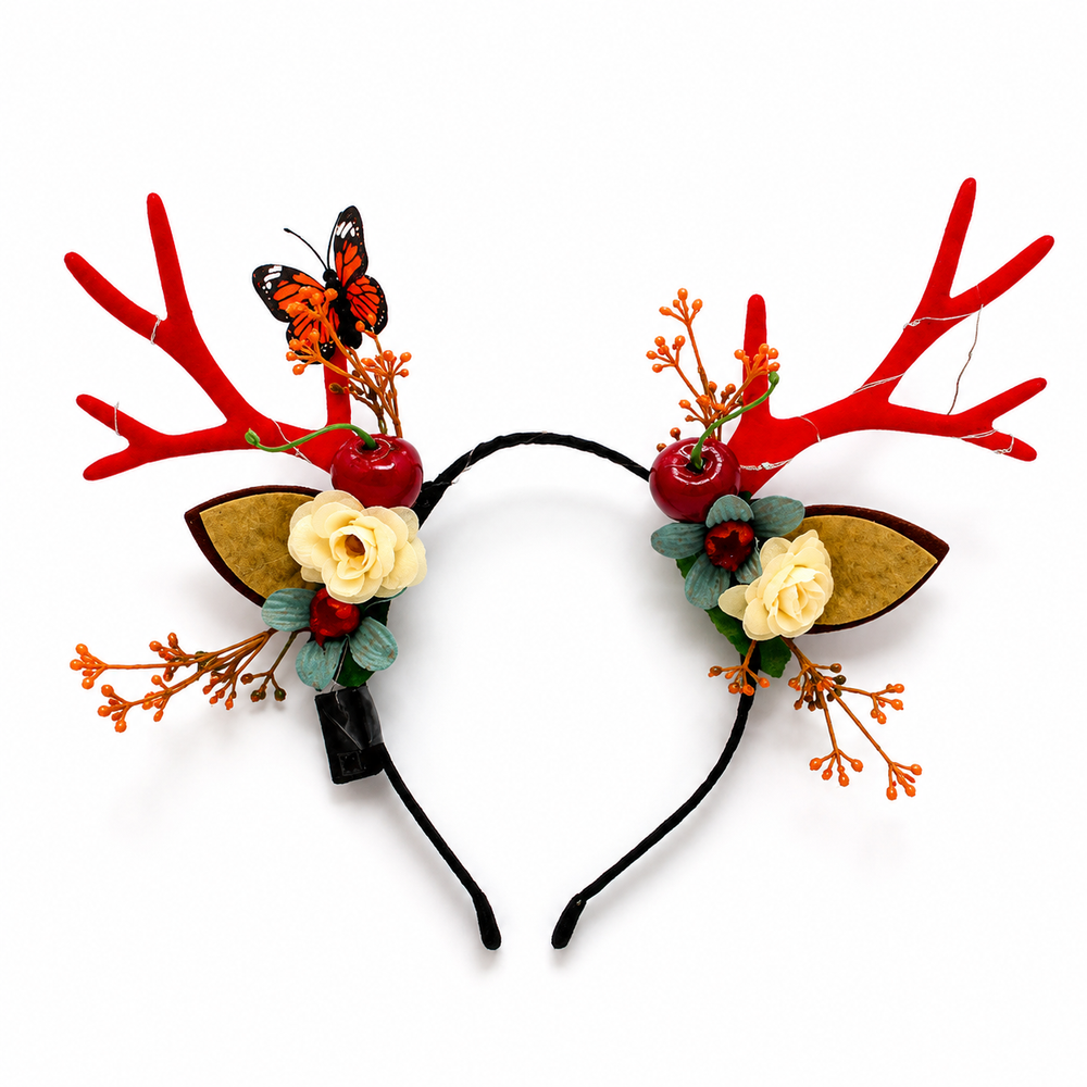 Christmas Reindeer Antler Headband for Kids & Adults