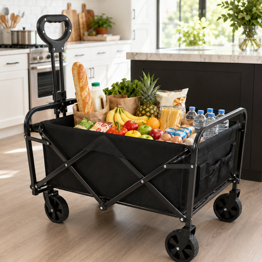 Heavy Duty Foldable Steel Utility Wagon Cart