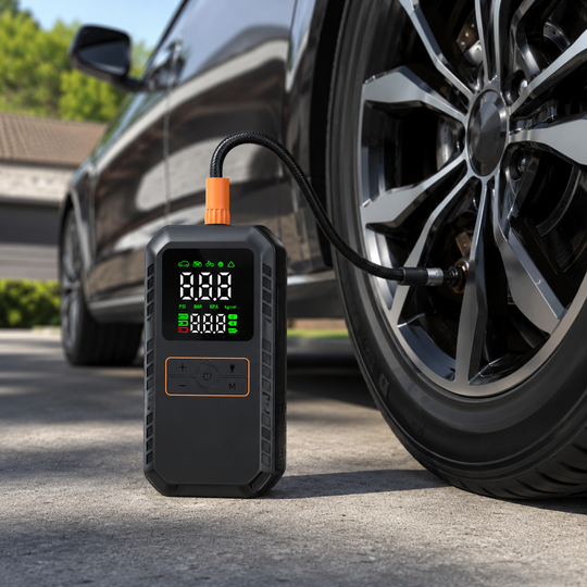 4-in-1 Car Jump Starter with 150 PSI Air Compressor
