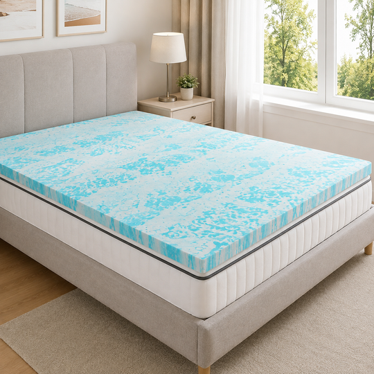 Cooling Gel Memory Foam Mattress Topper