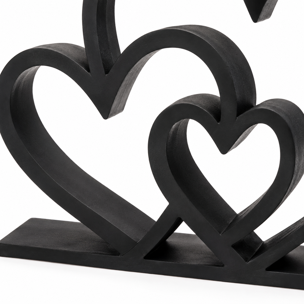 Heart-to-Heart Love Statue – Modern Home Decor