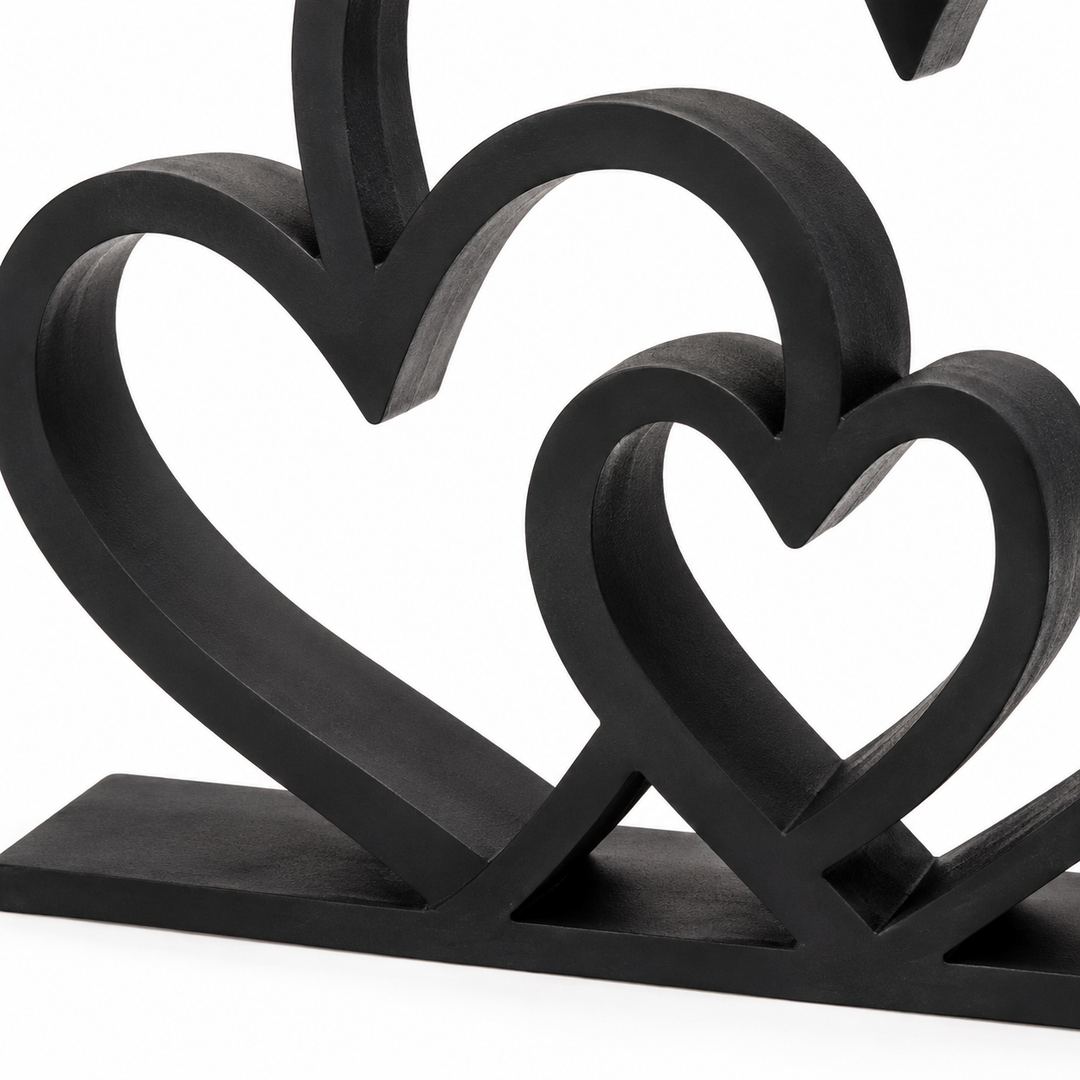 Heart-to-Heart Love Statue – Modern Home Decor