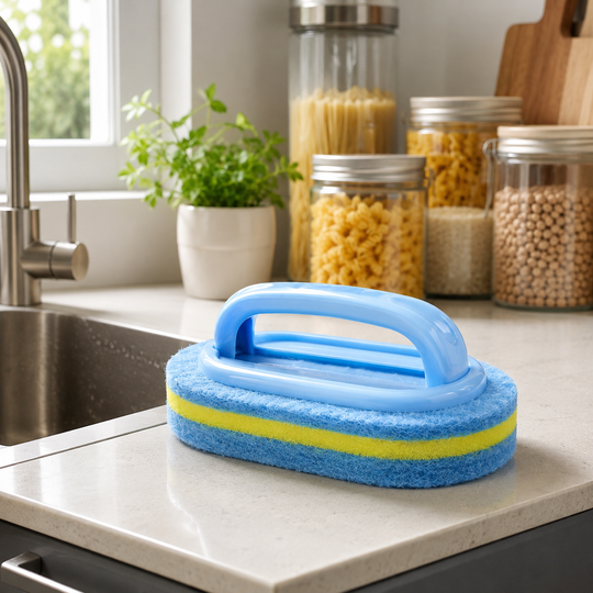 Ergonomic All-Purpose Cleaning Scrub Brush