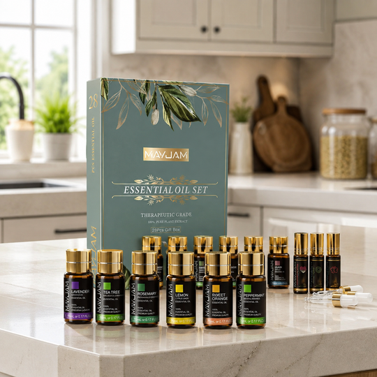 MAYJAM 28-Piece Pure Essential Oil Gift Set