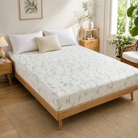 Bamboo Viscose Fitted Mattress Protector Cover