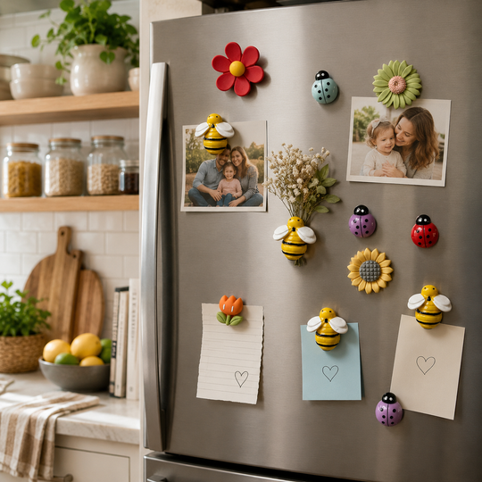 10-Piece Decorative Fridge Magnet Set