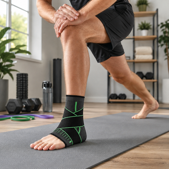 Adjustable Compression Ankle Brace Support Sleeve