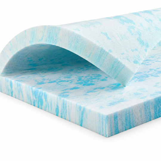 JHK Gel Memory Foam Mattress Topper