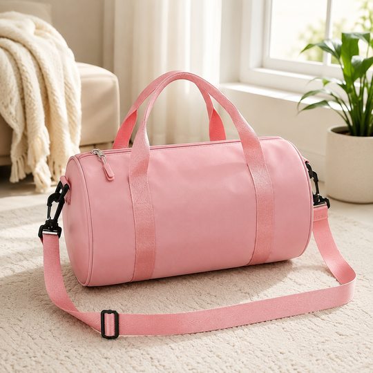 Mini Barrel Gym Duffle Bag with Shoulder Strap