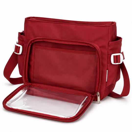 Japanese Style Ita Messenger Bag with Clear Display Window