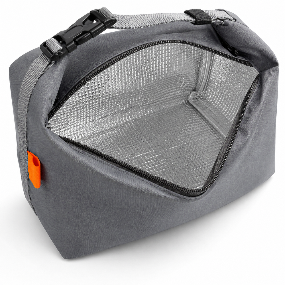 Insulated Oxford Cloth Lunch Bag with Aluminum Foil Lining