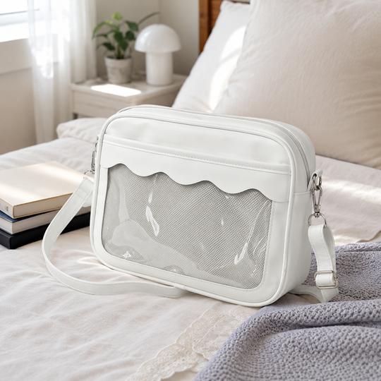 Japanese Ita Messenger Bag with Clear Display Window