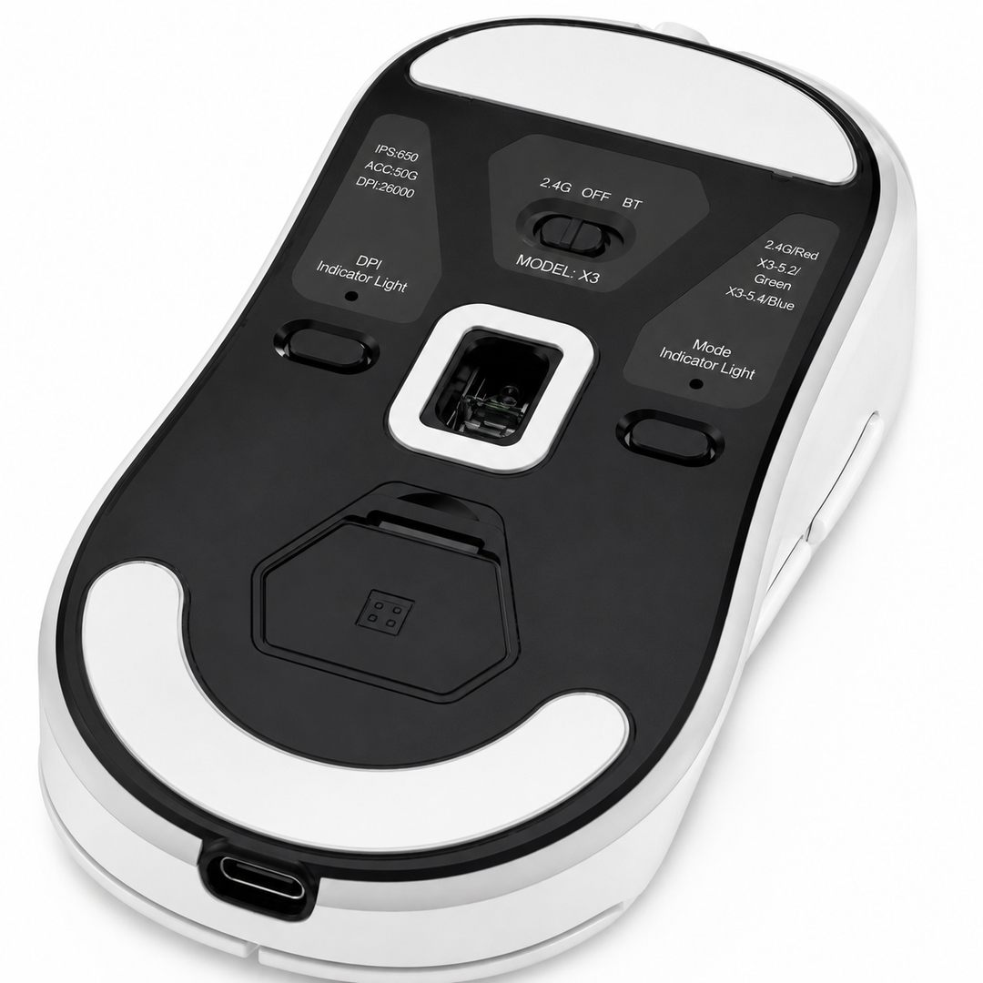 Attack Shark X3 Wireless Tri-Mode Gaming Mouse