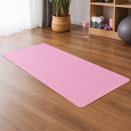 4mm Foldable EVA Yoga Exercise Mat 68" x 24"