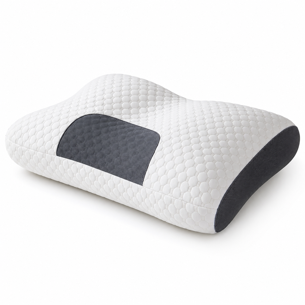 2-Pack Ergonomic Contour Neck Support Pillows