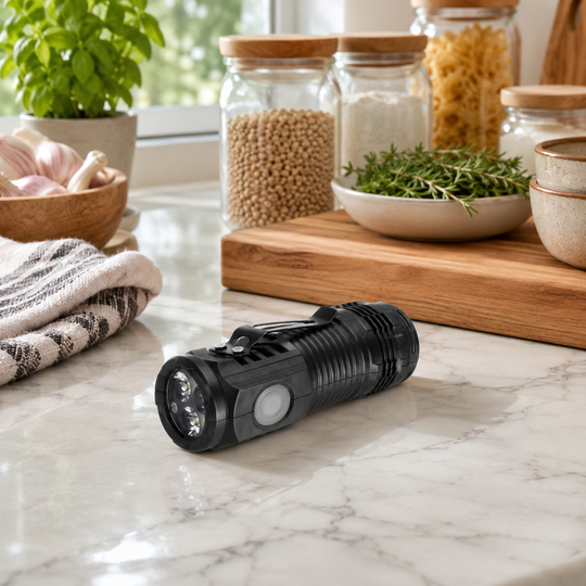 Mini USB-C Rechargeable LED Flashlight with Hat Clip