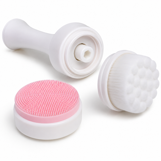 Double-Sided Silicone Facial Cleansing Brush