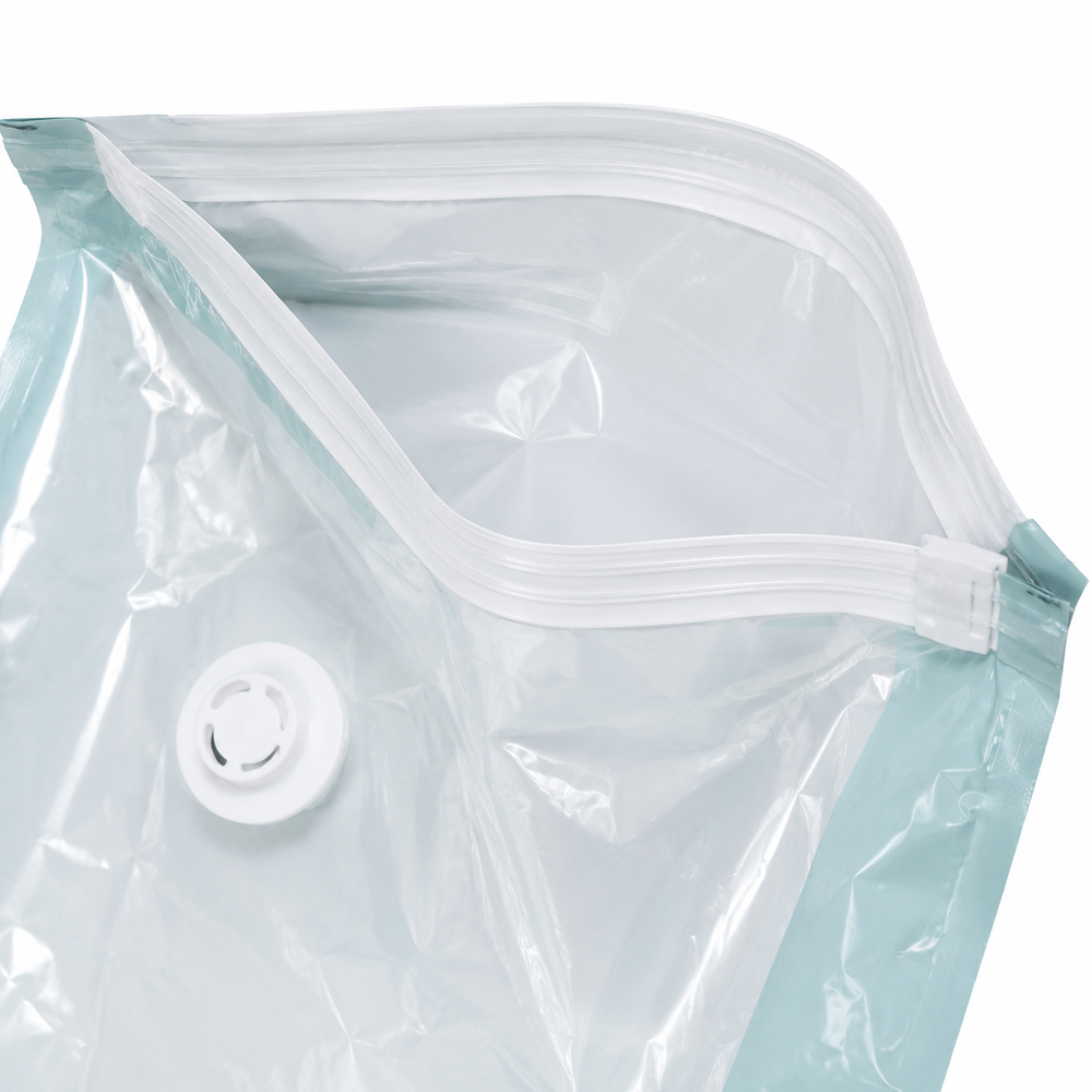 No Pump Vacuum Storage Bag for Clothes & Blankets