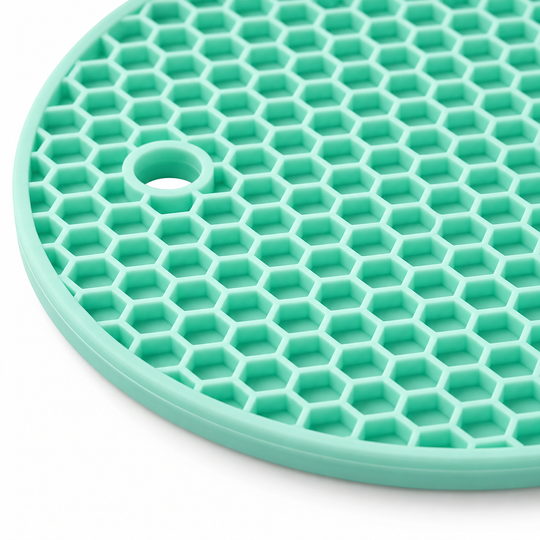 6-Pack Silicone Honeycomb Heat Resistant Trivets