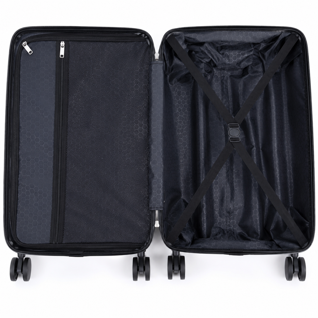 4-Piece ABS Hardside Luggage Set with TSA Lock &amp; Spinner Wheels