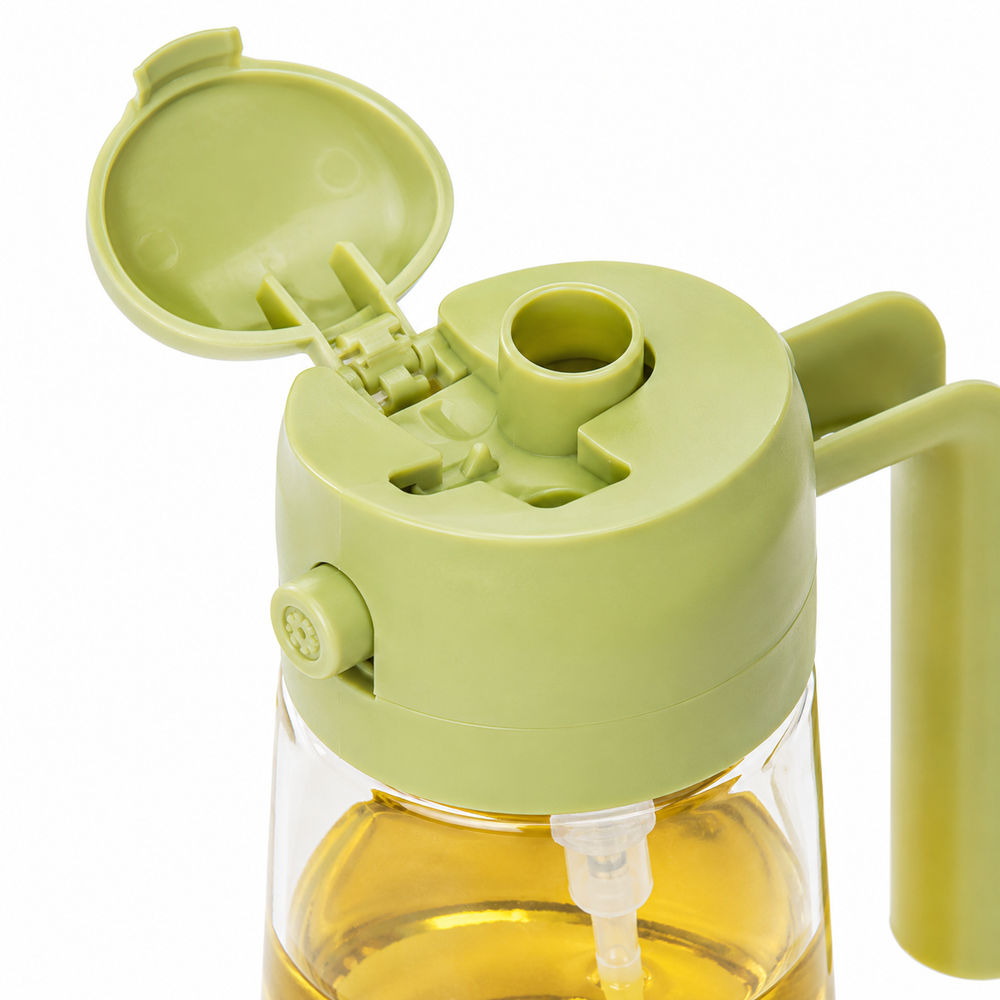 2-in-1 Oil Sprayer & Pour Dispenser Bottle 500ml