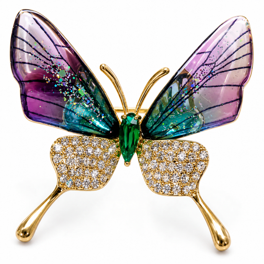 Luxury Butterfly Brooch Pin for Clothing &amp; Bags