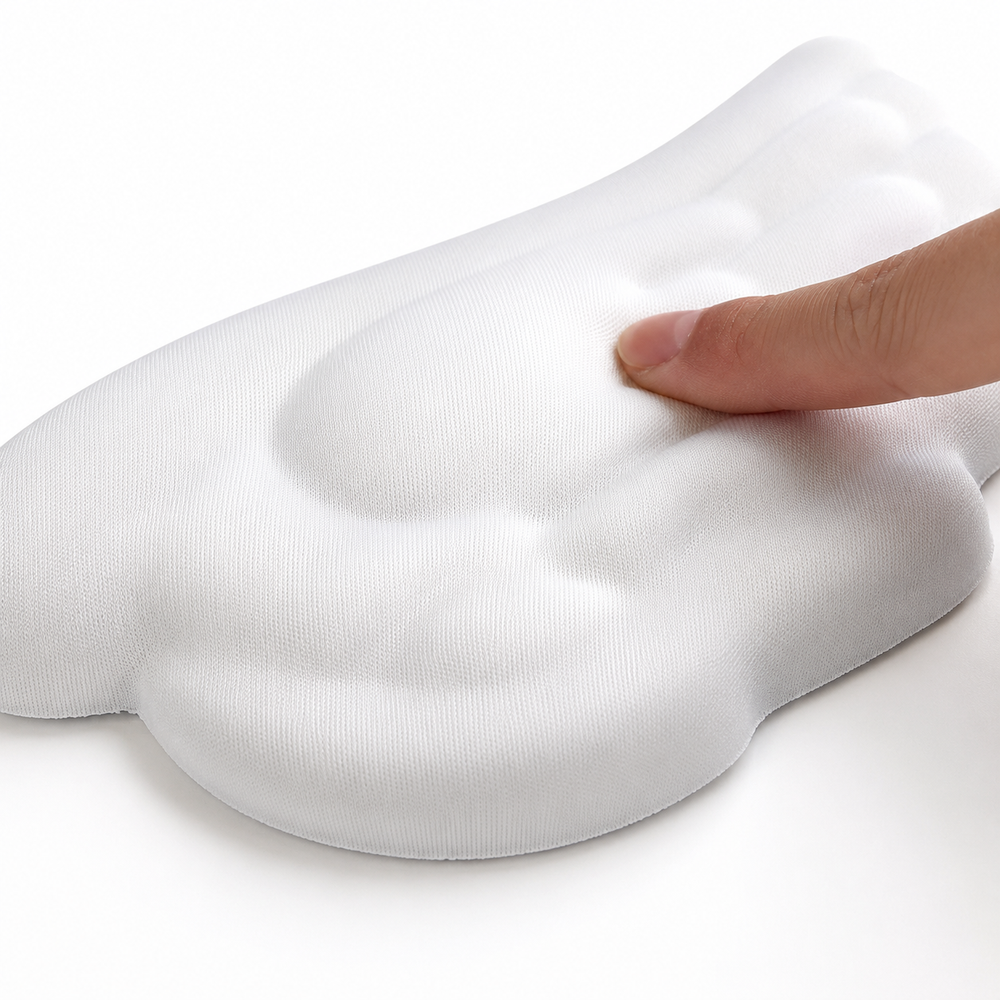 Angel Wing Memory Foam Keyboard & Mouse Wrist Rest Set