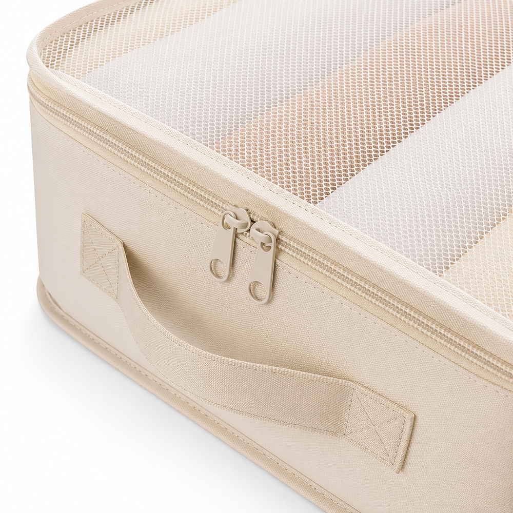 10-Piece Travel Packing Cubes Set with Shoe & Toiletry Bags