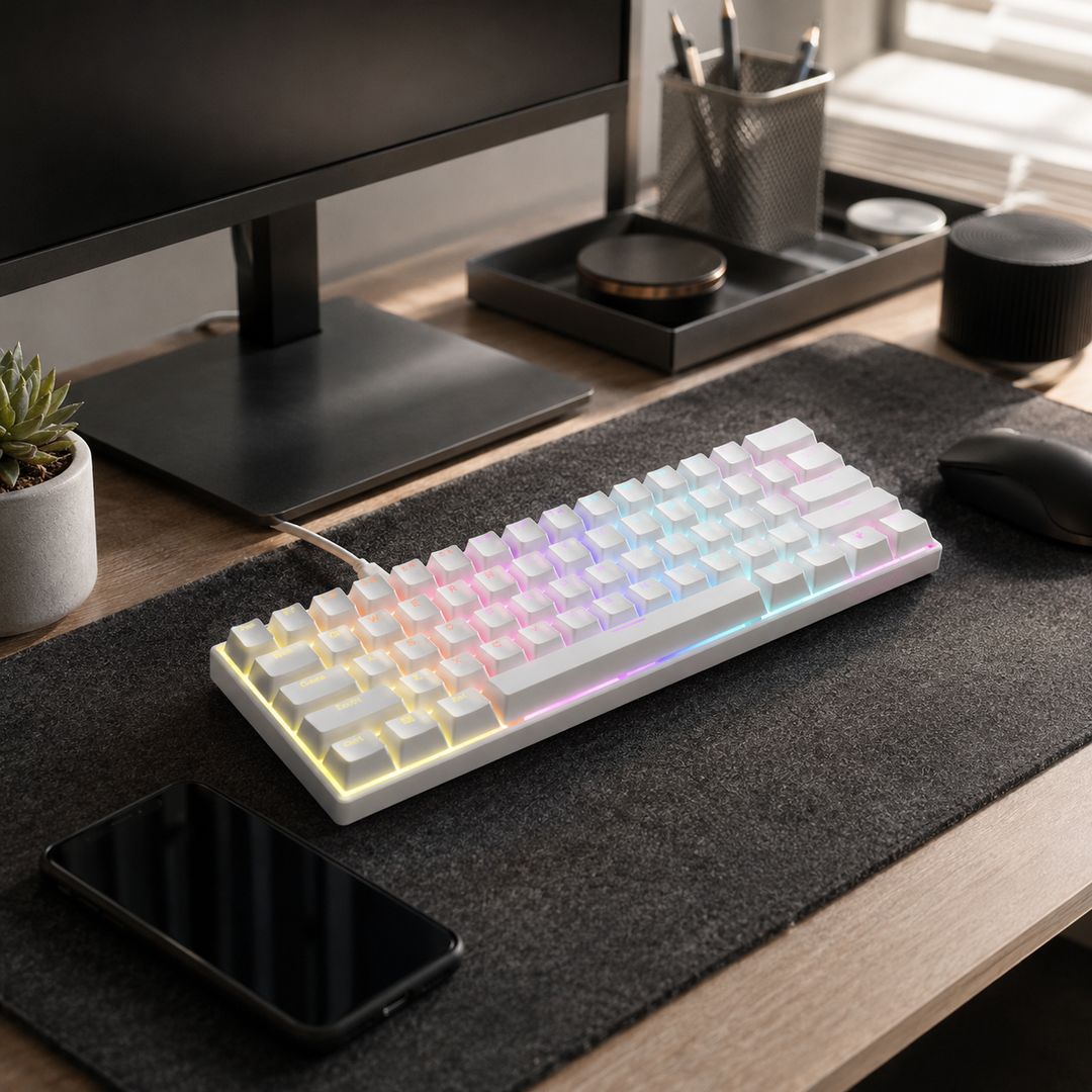 AJAZZ NK61 61-Key Wired RGB Mechanical Keyboard