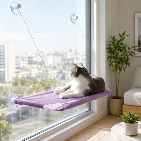Cat Window Hanging Hammock Bed with Suction Cups