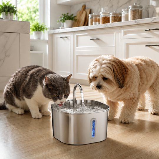 2.2L Stainless Steel Automatic Pet Water Fountain