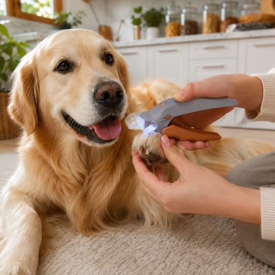 LED Pet Nail Clipper with Safety Light for Dogs &amp; Cats