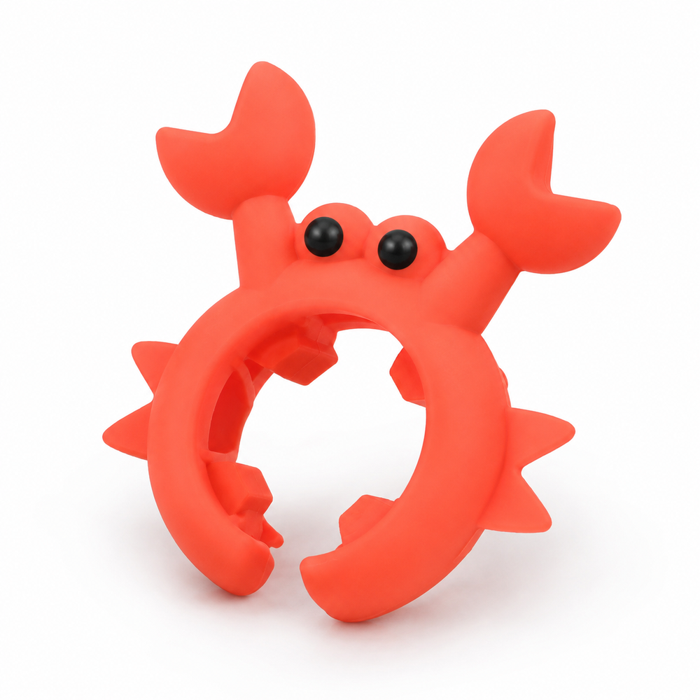 Crab Silicone Utensil Rest & Pot Clip Holder