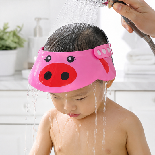Adjustable Baby Shower Shampoo Hat for Toddlers &amp; Kids