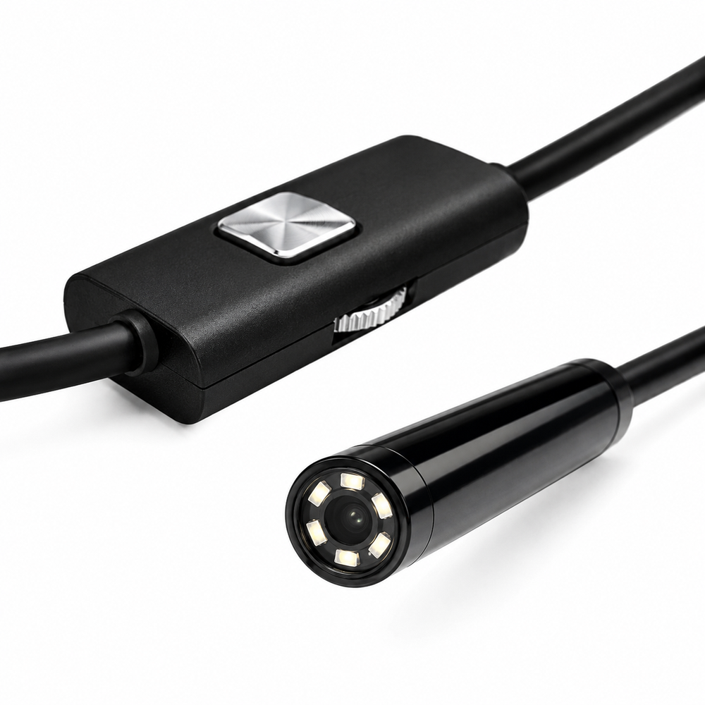 USB-C Endoscope Camera with 6 LED Lights IP67 Waterproof