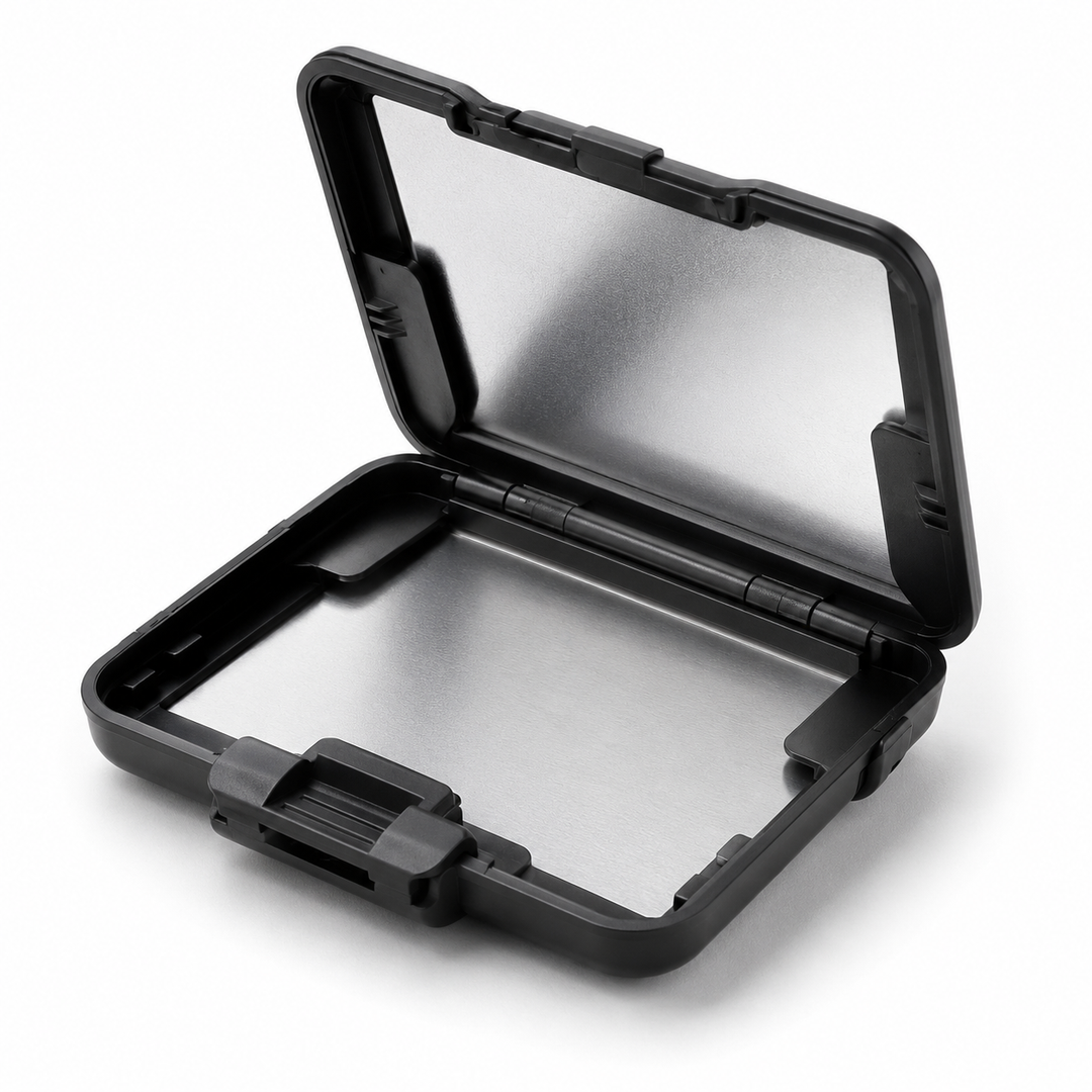 RFID Blocking Aluminum Wallet with Money Clip
