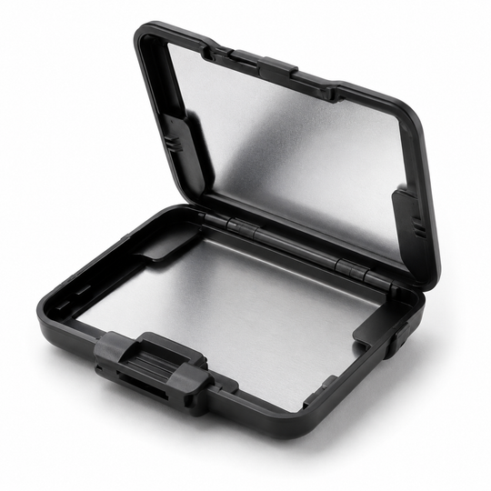 RFID Blocking Aluminum Wallet with Money Clip