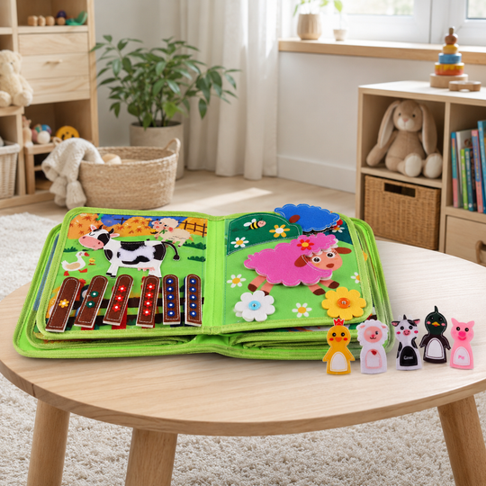 Montessori Farm Busy Book for Toddlers