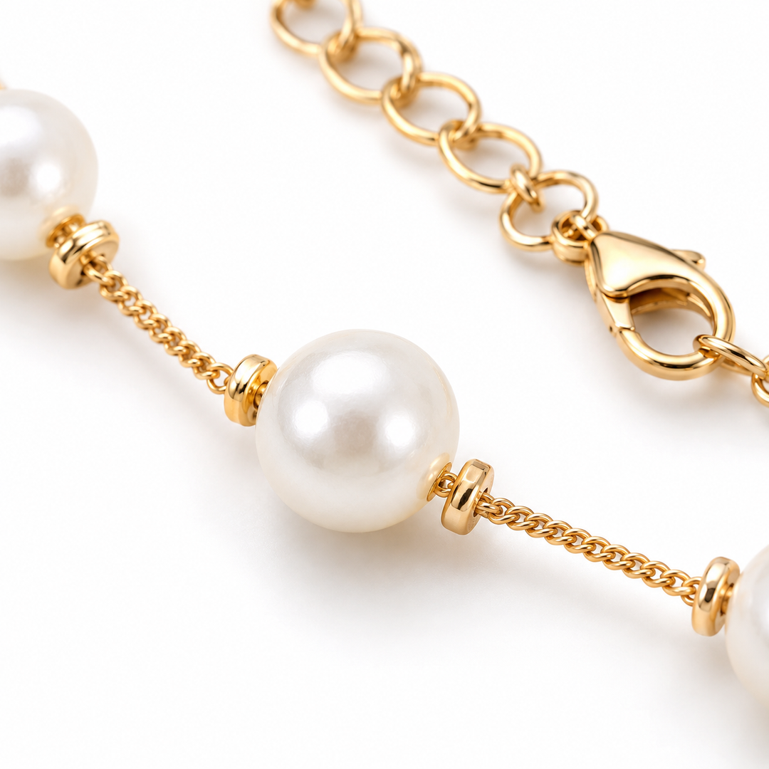 4-Piece Imitation Pearl Jewelry Set for Women
