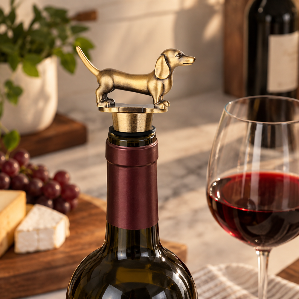 Dachshund Dog Wine Bottle Stopper