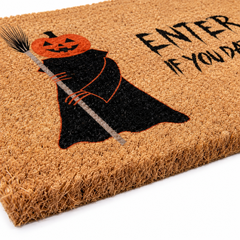 Halloween Coir Doormat for Front Door – 24" x 36"