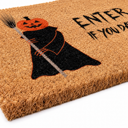 Halloween Coir Doormat for Front Door – 24" x 36"
