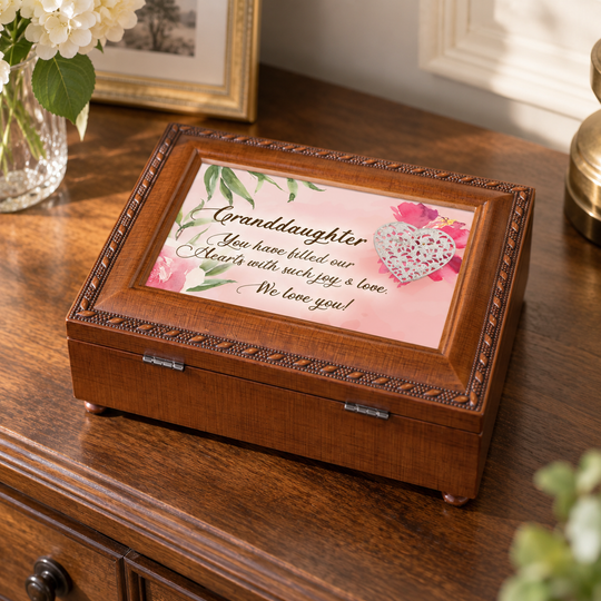 Granddaughter Musical Keepsake Box &amp; Photo Frame