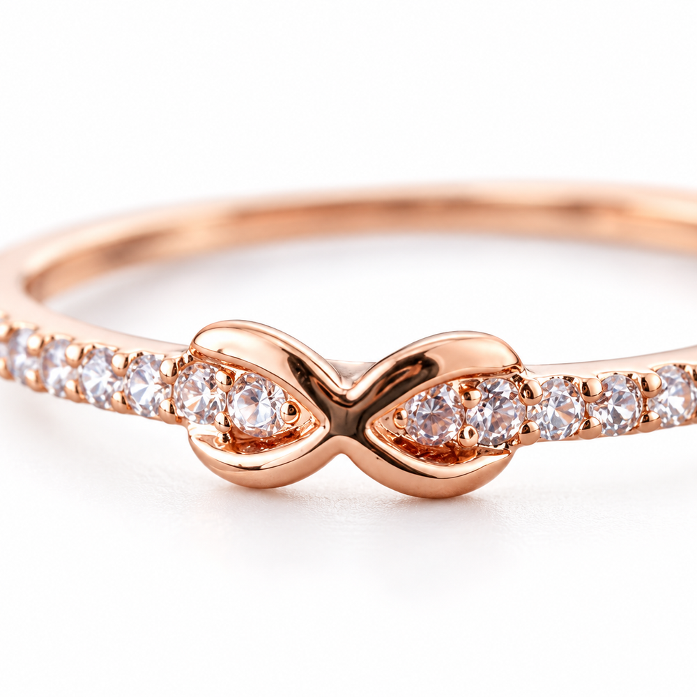 Infinite Love CZ Sterling Silver Ring