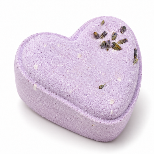 Lavender Heart Shower Steamer Gift Set – Set of 4