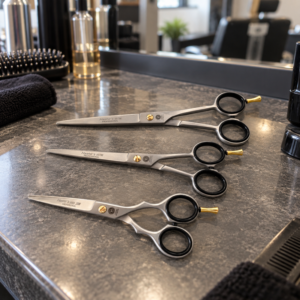 3-Piece Professional Stainless Steel Hair Cutting Shears Set