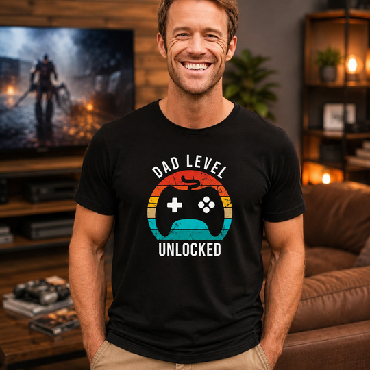 Dad Level Unlocked T-Shirt