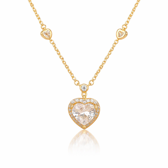 Heart Sparkle Clavicle Necklace