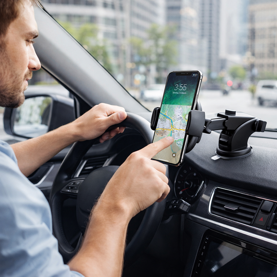 360° Adjustable Telescopic Car Phone Mount