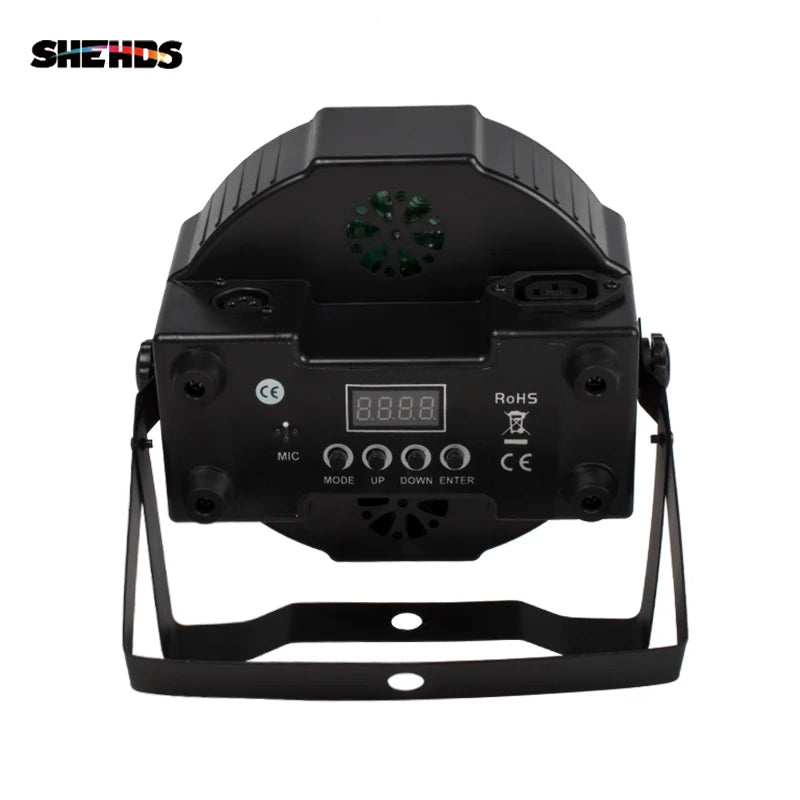 7x12W RGBW LED Flat Par DMX Stage Light